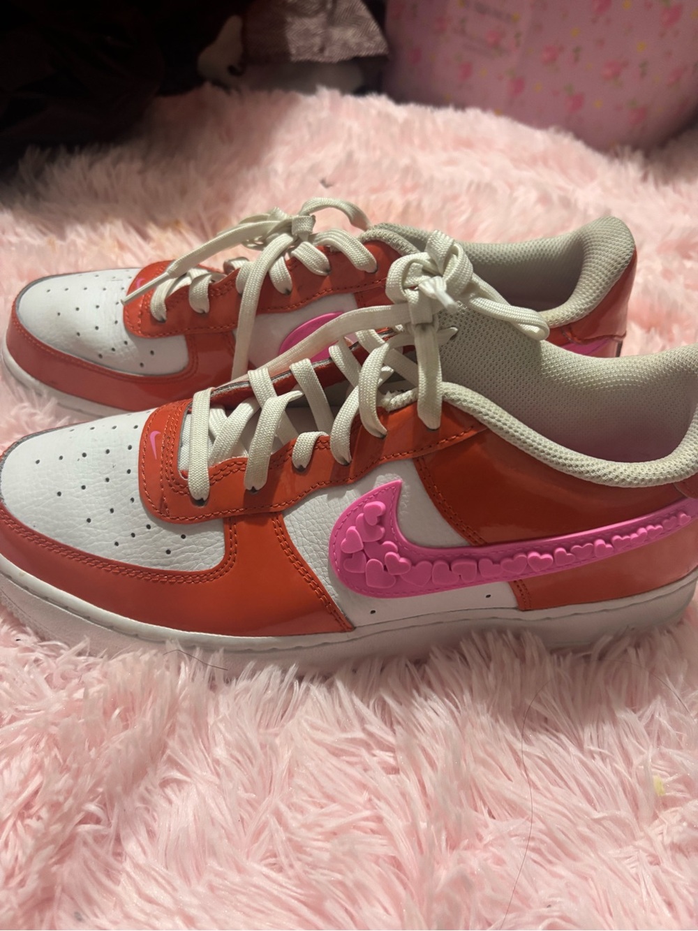 Nike Dunks Valentine Edition  Pink Low-Top Sneakers - White Accents